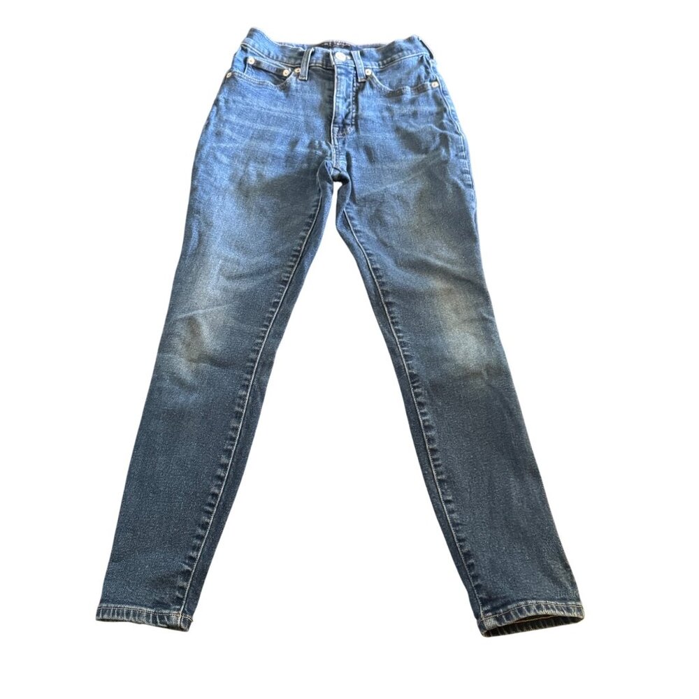 Lucky Brand High Rise Skinny Bridgette Womens Blue Jean Pants, Size 25